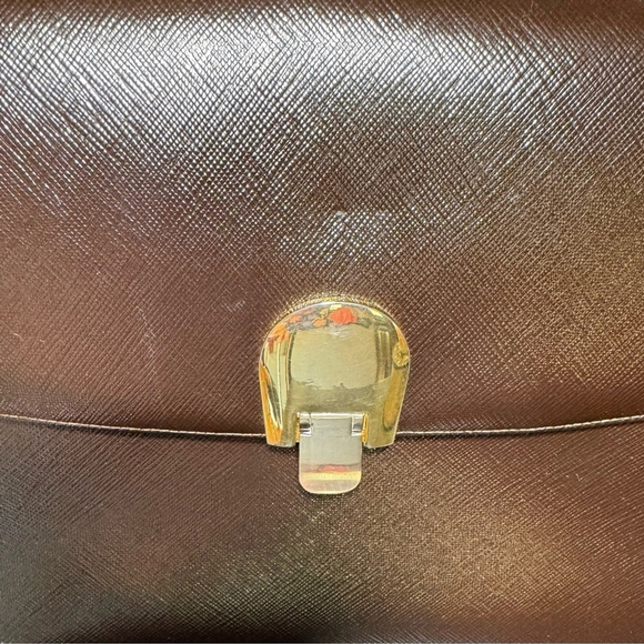 Vintage 60s handbag Koret with technicolor pocket lining - Picture 5 of 16